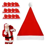 Gorro Navidad Adorno Papa Noel Gorrito Color Rojo Premium