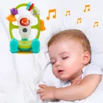 Sonajero Para Bebes Maraca Astronauta Didáctico Color Blanco