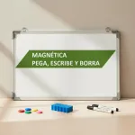 Pizarra Magnética 80x120 Cm Pizarrón Con Accesorios