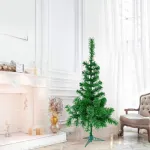 Arbol De Navidad Pino Arbolito Aleman 1,50 Mts Con Base Plastica Decorativo