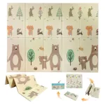 Alfombra Antigolpes Plegable Bebes Reversible 180x200cm