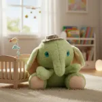 Peluche Elefante Con Gorro Bebe Muñeco Suave Infantil 20cm