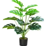 Planta Artificial Con Maceta Monstera 70cm Decoración Hogar