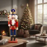 Cascanueces Soldado De Madera 38 Cm Adorno Navidad Madera