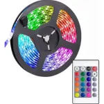 Tira Led 220v 5 Metros Luces Rgb Con Control Remoto Y Fuente
