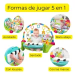 Gimnasio Piano Manta Con Sonajeros Para Bebe