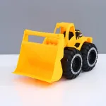 Camion De Construccion Mega Baby Excavadora Friccion Chico Color Amarillo