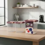 Set X3 Tupper Hermetico Organizador Plastico Frio/caliente