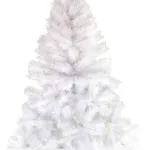 Árbol De Navidad Tradicional Expreso Polar Tronador De Lujo De 150cm Blanco