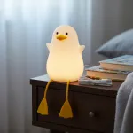 Velador Lampara Pato Luz Led Usb Recargable Rgb