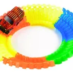 Pista Luminosa Flexible 56 Piezas 1 Auto Luminoso Color