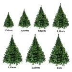 Árbol De Navidad Arbolito Pino Canadian Luxury 1.5mts Base Metálica Color Verde