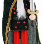 Cascanueces Soldado 38 Cm De Madera Adorno Navideño