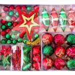 Navidad Adornos X73 Bolas Estrellas Figuras Collar Puntal