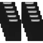 Portablock A4 Tabla Con Clip De Metal Plástico Color Negro