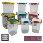 Set X3 Tupper Hermetico Organizador Plastico Frio/caliente