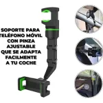 Soporte Celular Auto Espejo Retrovisor Giratorio 360°