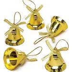 Adorno Decoración Árbol De Navidad Campana Colgante X12