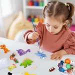 Figuritas De Pintura Yeso Arte Niños Kit Graffiti Manualidad