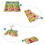 Alfombra Antigolpes Plegable Bebes Reversible 120x180cm