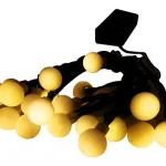 Luces De Navidad X20 Bolitas A Pilas Guirnalda Led 3mts Luces Calidas