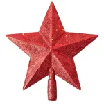 Estrella Puntal Dorado 25cm Para Arbol De Navidad 