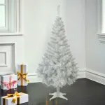 Arbol De Navidad Canadian Spruce Arbolito Pino Blanco Plata 1.80 Mts Con Base Plástica