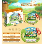 Piano Didáctico Granja Teclado Musical Con Sonido Y Luz