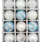 Navidad Adornos Bolas Navideñas Decoradas 6cm X72 Piezas