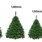 Arbolito De Navidad Imperial 1.80 Mts Con Base Metálica - Alta Gama