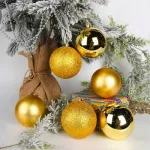 Adornos Navideños Premium Tubo Bolas De Navidad 6cm X45 Udes