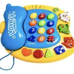 Teléfono Juguete Interactivo Expreso Polar Luces Sonidos Bebés 9901b