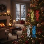 Adorno Navideño Caramelo Colgante X2 Decoración Para Arbol