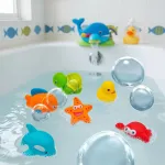 Juguete De Goma Para Jugar En La Bañera Bebe Para Agua