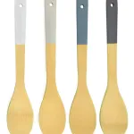 Cuchara De Madera Bambu Cucharon 30cm Utensilios De Cocina