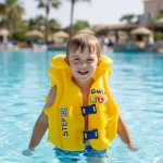 Chaleco Salvavidas Para Niños Flotador Inflable Ajustable
