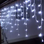 Cortina De Luces Led Lluvia X100 Navidad Fria + Calida