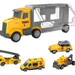 Juguete Camion Mosquito Valija Porta Autos Policía Bombero