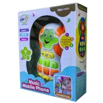Telefono Juguete Celular Sonidos Luces Y Melodias Para Bebe Color Blanco
