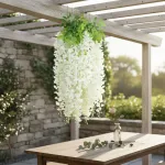 Flores Artificiales Vara Pack X12 Enredadera Colgante Guia