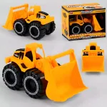 Camion De Construccion Mega Baby Excavadora Friccion Chico Color Amarillo