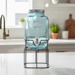 Dispenser Vidrio Frasco Con Canilla 5 Litros Para Bebidas