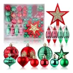 Navidad Adornos X73 Bolas Estrellas Figura Puntal Decoración