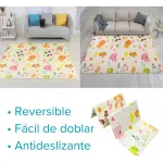 Alfombra Antigolpes Plegable Bebes Reversible 150x200cm
