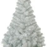 Arbol De Navidad Canadian Spruce Arbolito Pino Blanco Plata 1.80 Mts Con Base Plástica