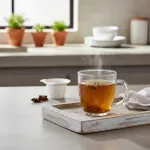 Set X6 Unidades Tazas Mug Cafe Vidrio Transparente 245ml
