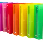 Carpeta Escolar Numero 3 Transparente X10 Unidades Color N3