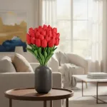 Tulipan Artificial Flores Artificiales Decoracion X1