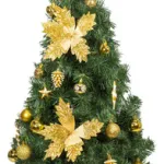 Arbol Navidad Tronador Slim Verde 1,20mt + Kit Decoracion