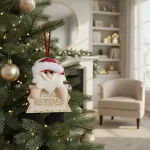 Adornos Navideños Colgante De Paño Decoración Navidad 15cm